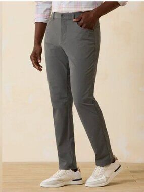 Tommy Bahama IslandZone 5-Pocket Performance Pants – Men’s 34x32- grey